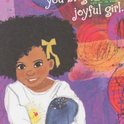 You Light Up the World Birthday Card for Girl