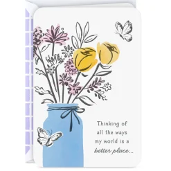 You Make My World a Better Place Friendship Card