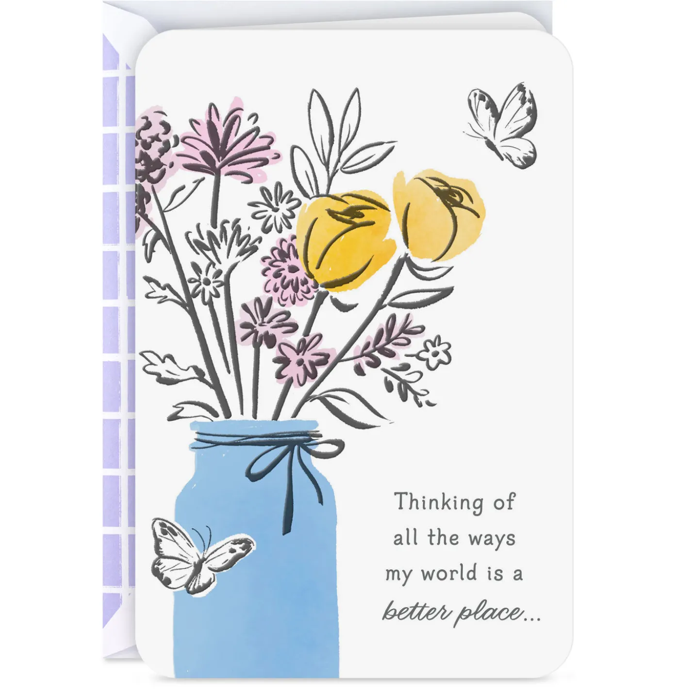 You Make My World a Better Place Friendship Card