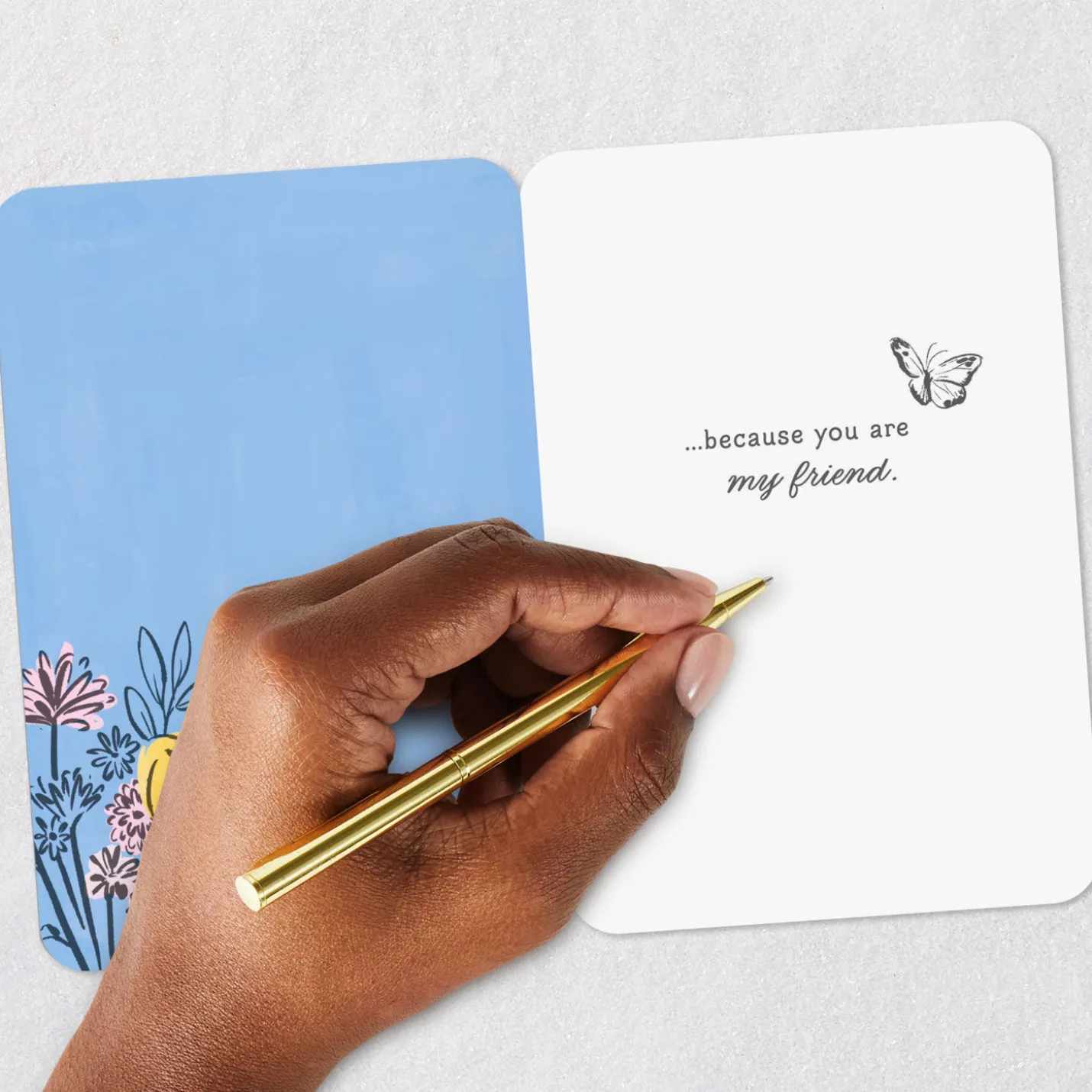 You Make My World a Better Place Friendship Card