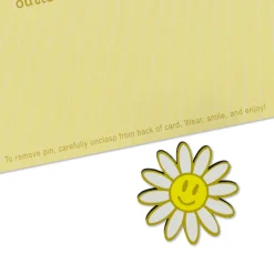 You Make the World a Happier Place Birthday Card With Wearable Pin