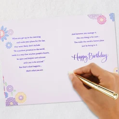 You Make the World Better Birthday Card for Friend