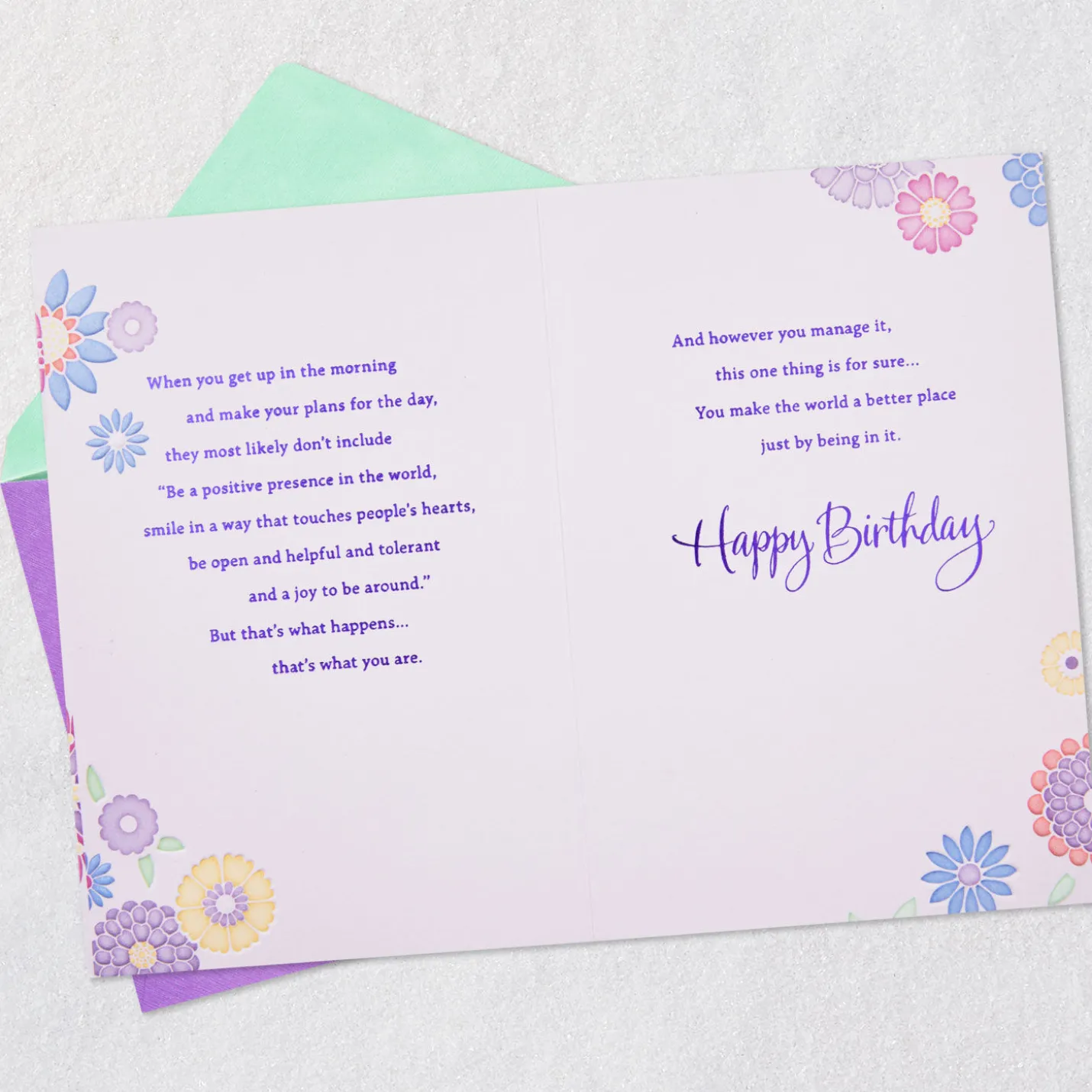 You Make the World Better Birthday Card for Friend