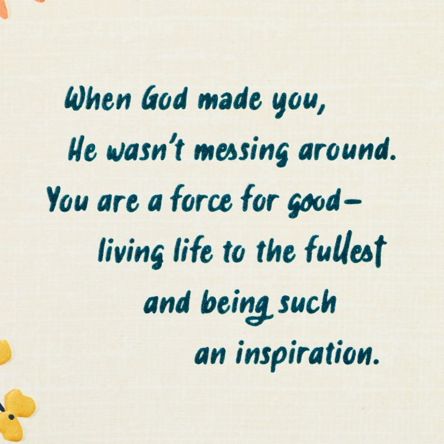 You Make the World Brighter Religious Birthday Card for Her