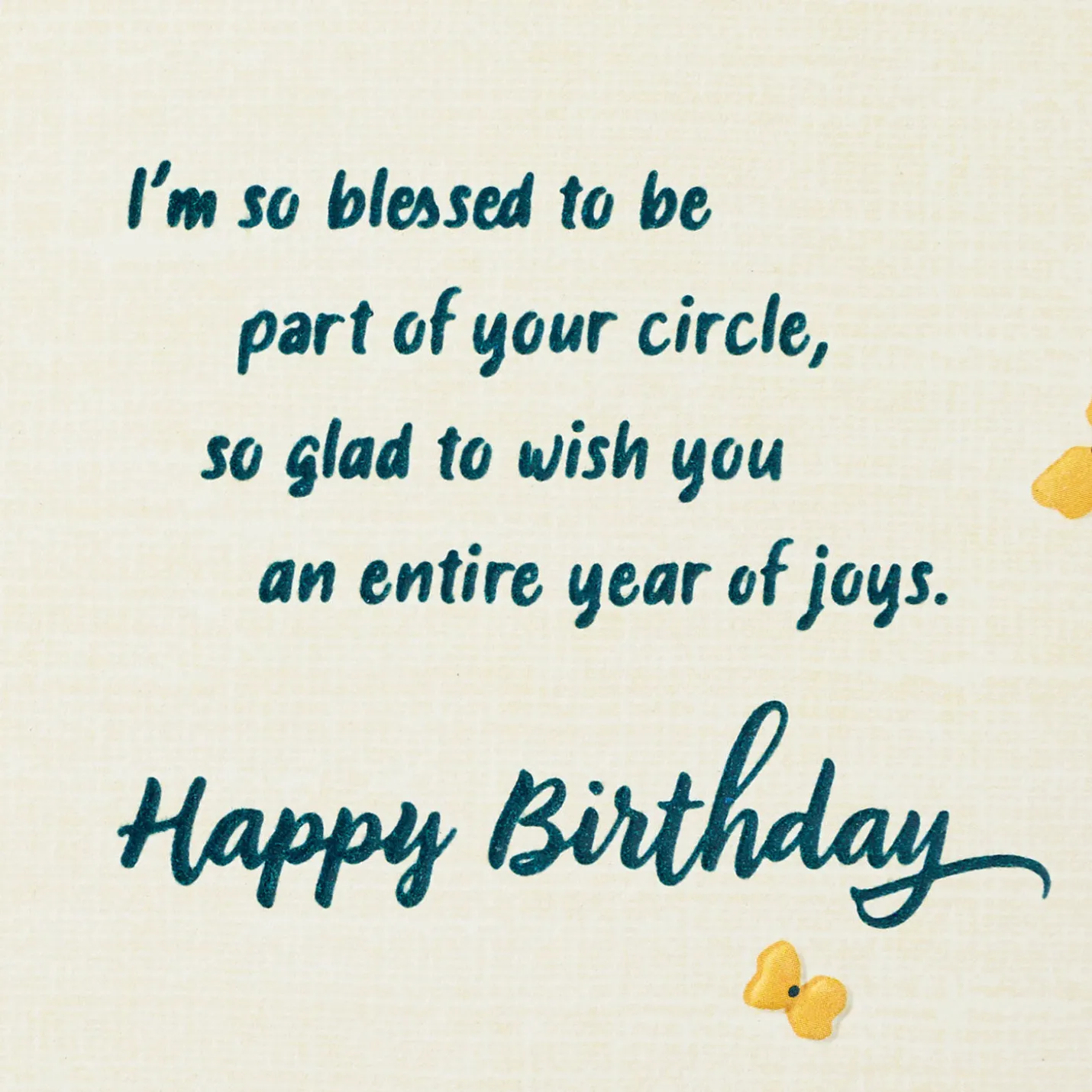 You Make the World Brighter Religious Birthday Card for Her