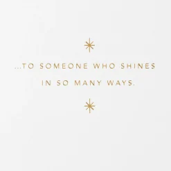 You Shine in So Many Ways Birthday Card