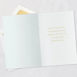You Spark Positivity Birthday Card
