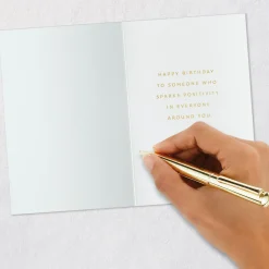 You Spark Positivity Birthday Card