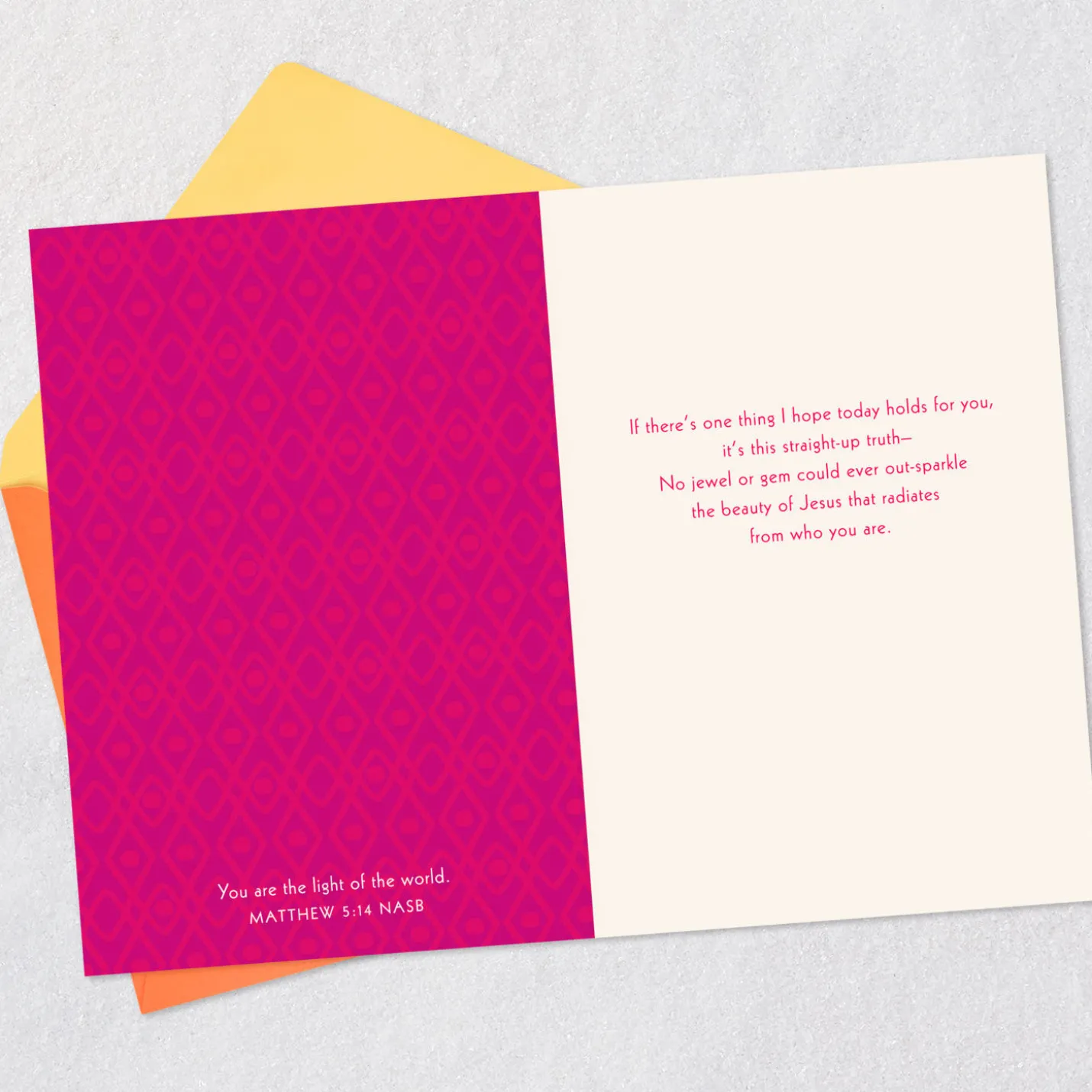 You Were Made to Shine Religious Birthday Card