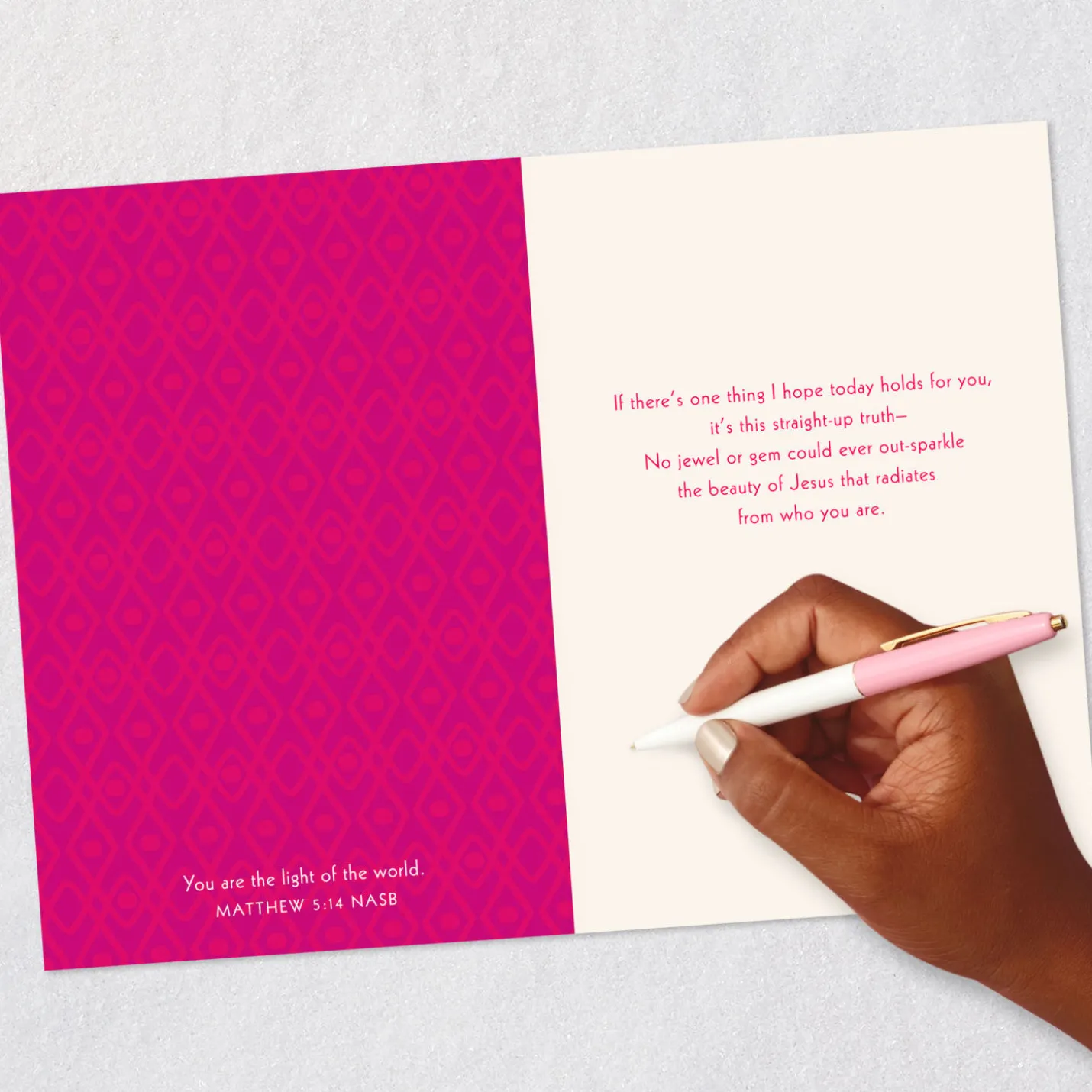 You Were Made to Shine Religious Birthday Card