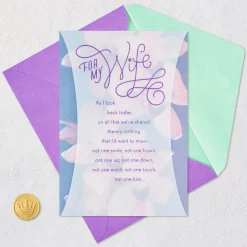 You and Me Will Always Be Romantic Birthday Card for Wife