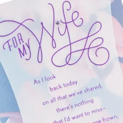 You and Me Will Always Be Romantic Birthday Card for Wife