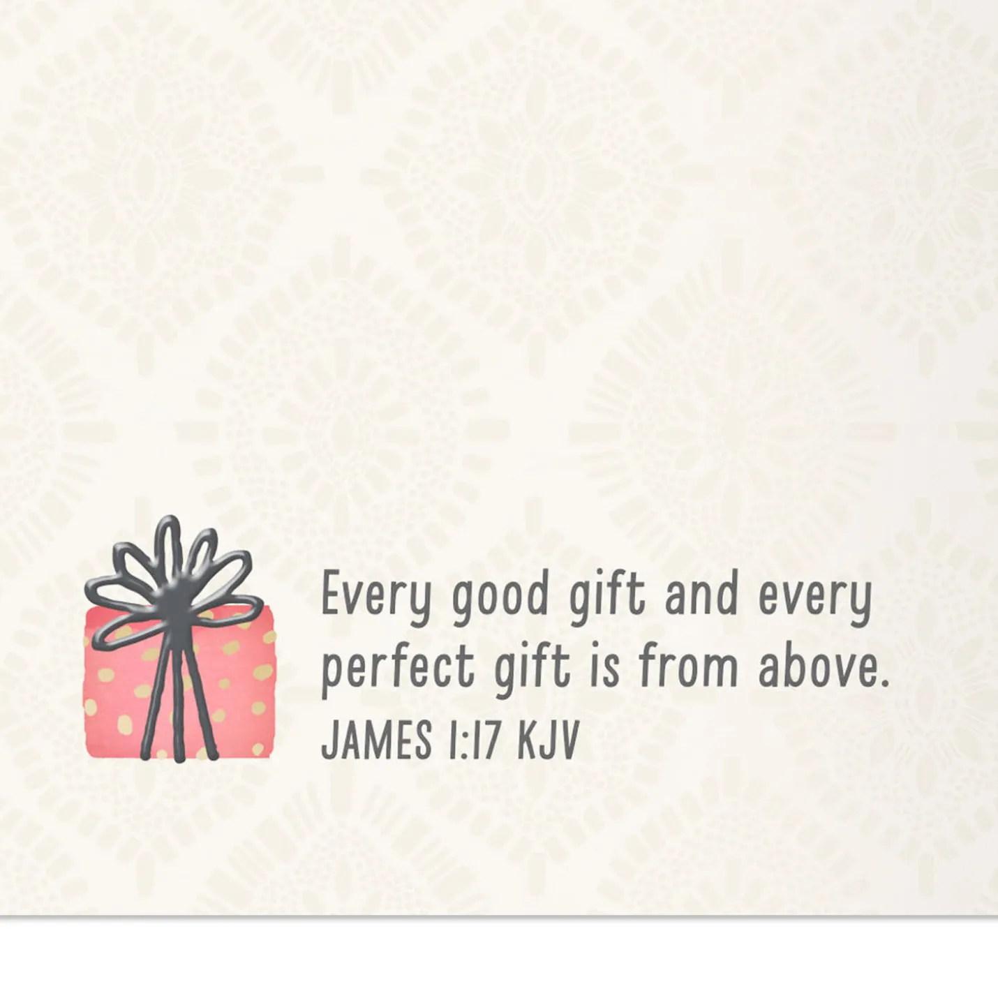 You Are a Gift From God Religious Birthday Card for Grandma