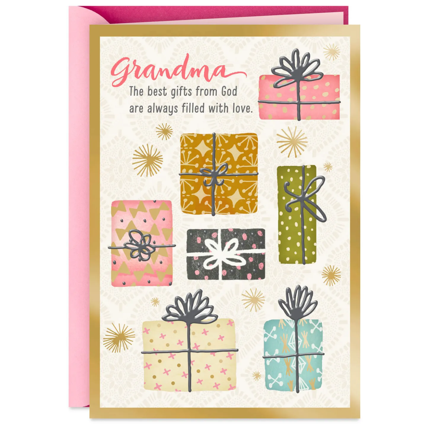 You Are a Gift From God Religious Birthday Card for Grandma