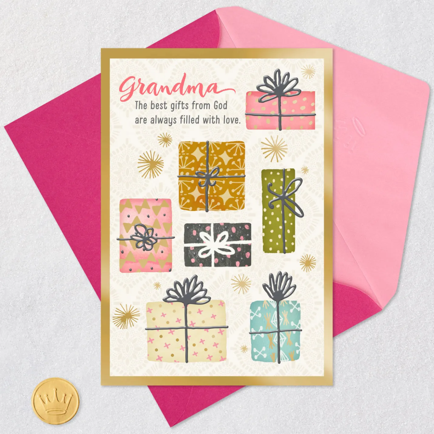 You Are a Gift From God Religious Birthday Card for Grandma