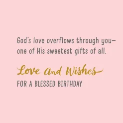 You Are a Gift From God Religious Birthday Card for Grandma