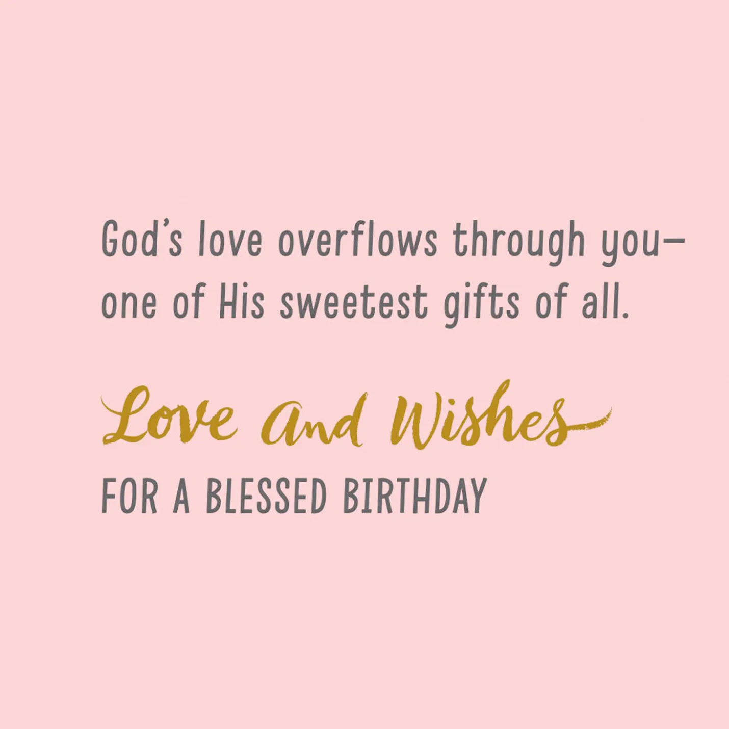You Are a Gift From God Religious Birthday Card for Grandma