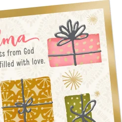 You Are a Gift From God Religious Birthday Card for Grandma