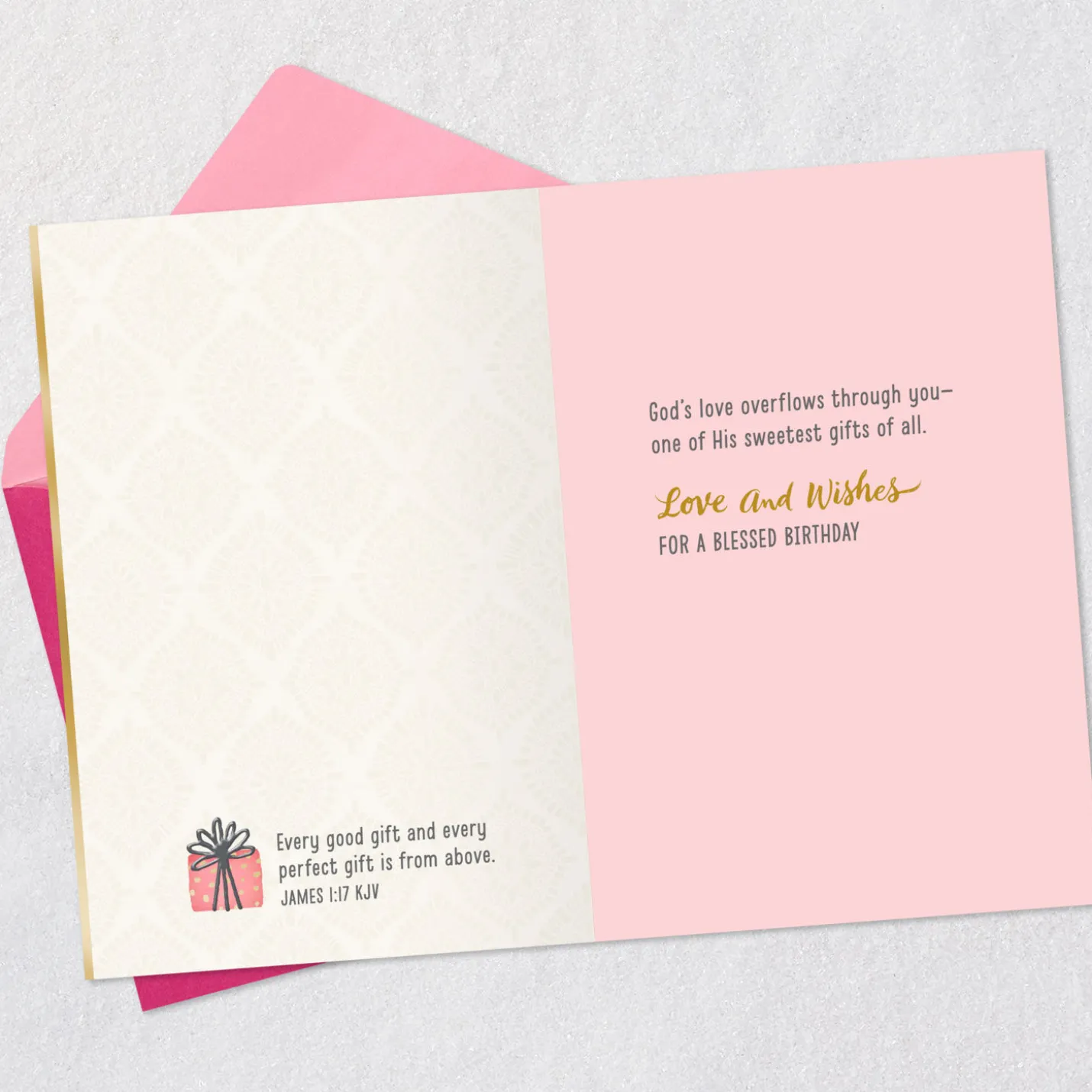 You Are a Gift From God Religious Birthday Card for Grandma
