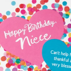 You Are a Gift Religious Birthday Card for Niece