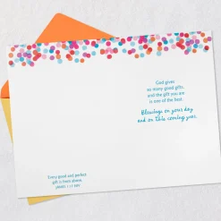You Are a Gift Religious Birthday Card for Niece
