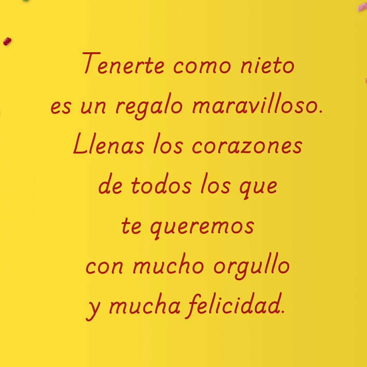 You Are a Gift Spanish-Language Birthday Card for Grandson