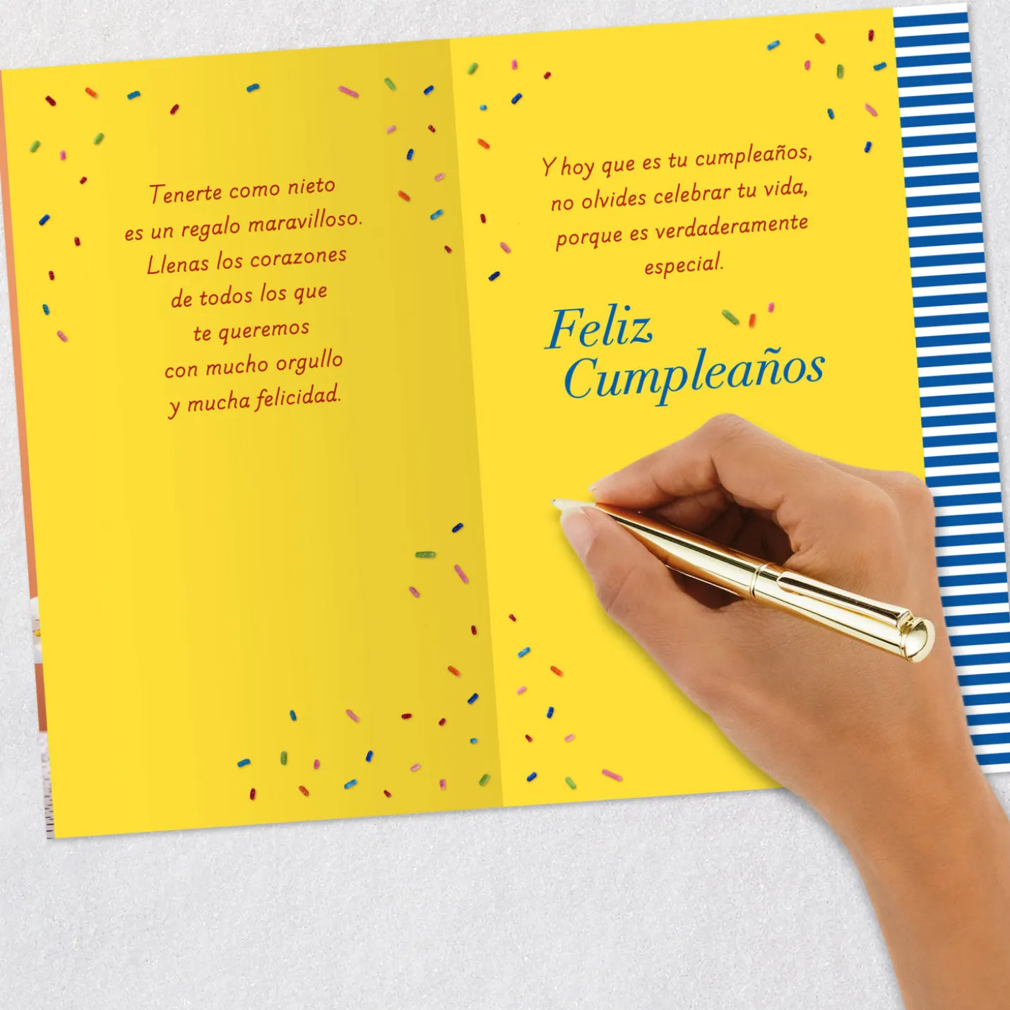 You Are a Gift Spanish-Language Birthday Card for Grandson
