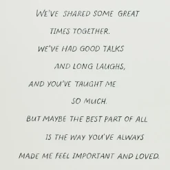 You Are Important and Loved Birthday Card for Wife