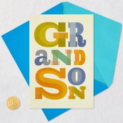 You Are Loved Birthday Card for Grandson