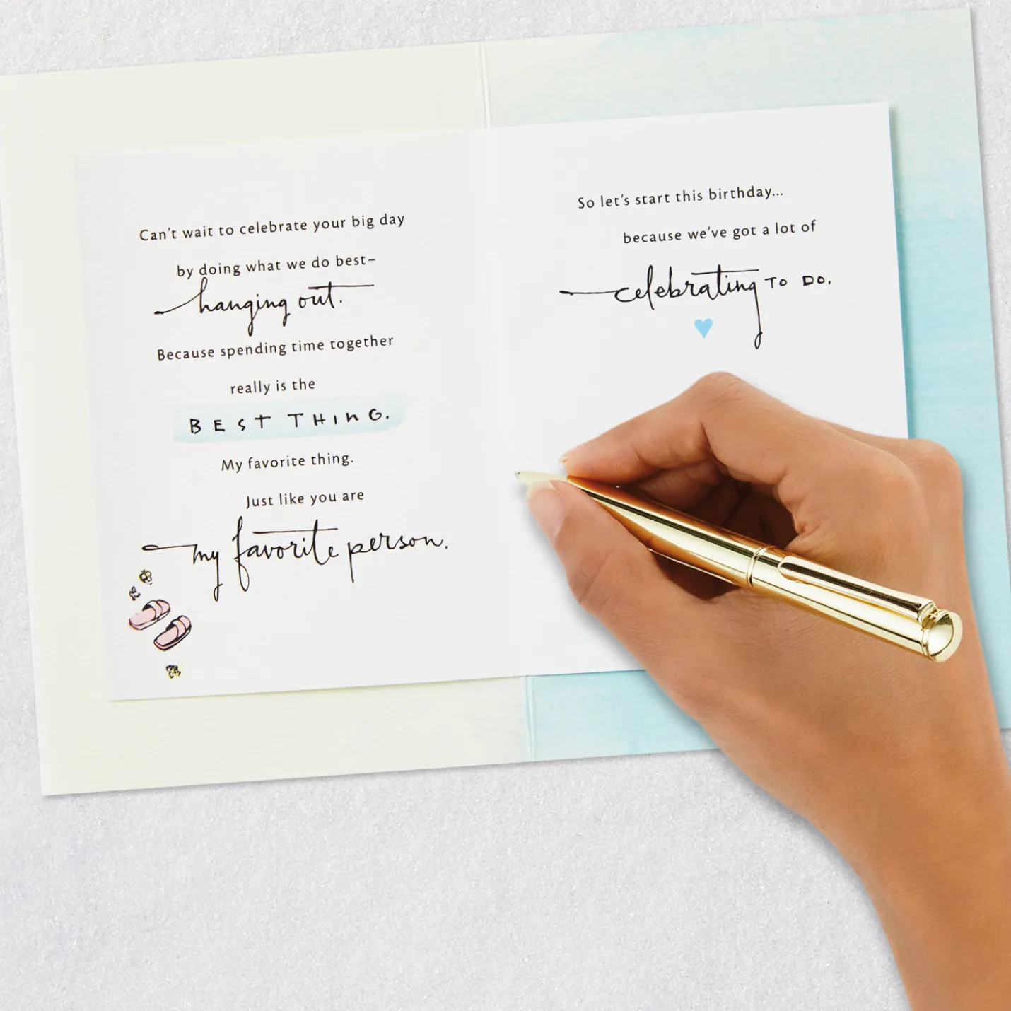 You Are My Favorite Person Romantic Birthday Card