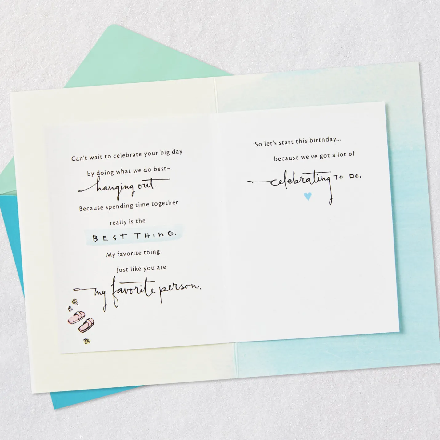 You Are My Favorite Person Romantic Birthday Card