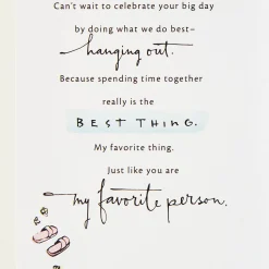You Are My Favorite Person Romantic Birthday Card
