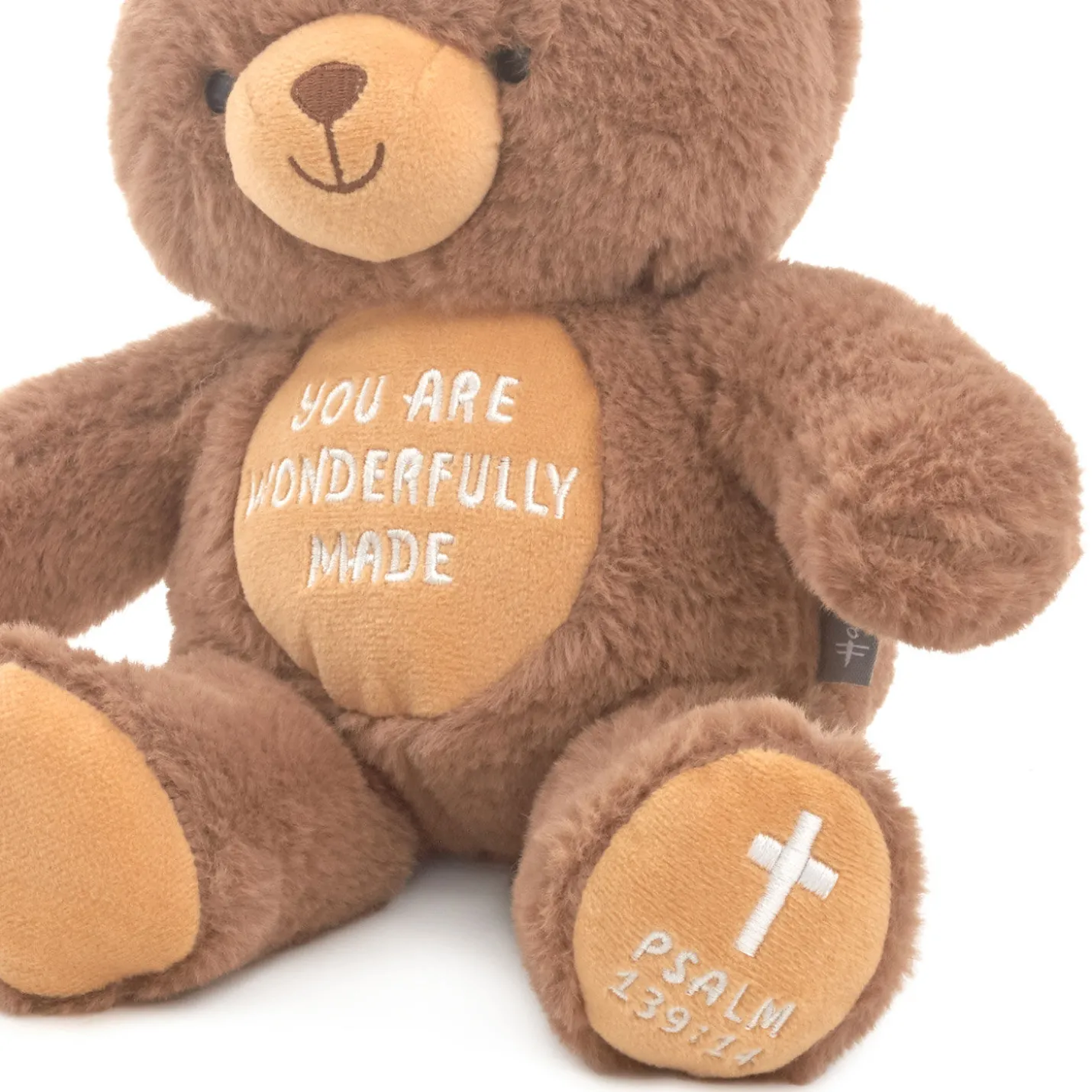 You Are Wonderfully Made Teddy Bear Plush, 8"
