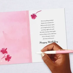 You Bring a Light to the World Birthday Card