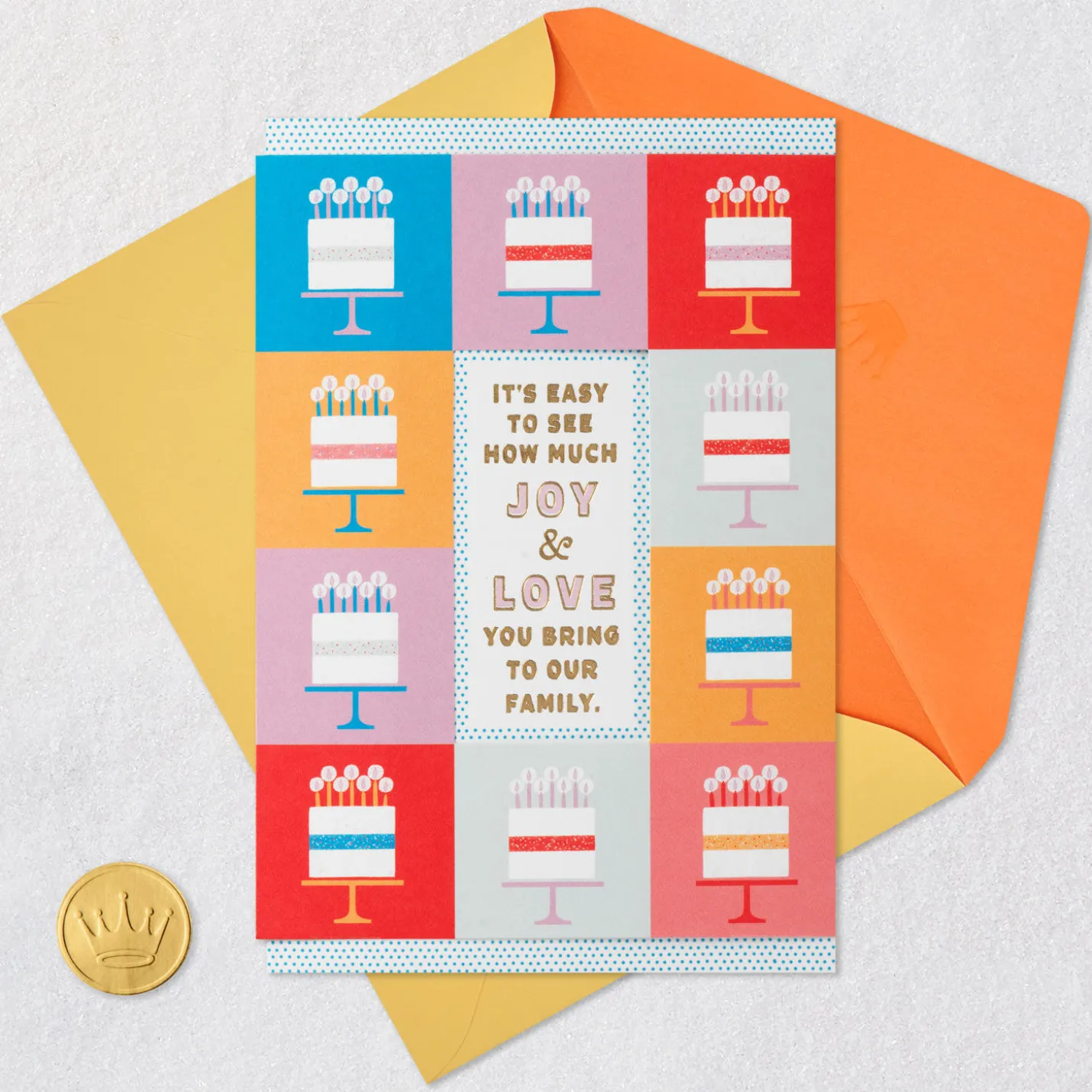 You Bring Joy to Our Family Birthday Card for Relative