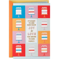 You Bring Joy to Our Family Birthday Card for Relative