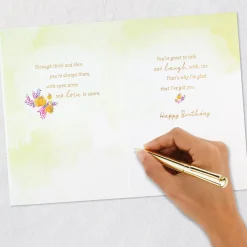 You Care and Give Like a Mom Birthday Card for Aunt