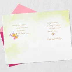 You Care and Give Like a Mom Birthday Card for Aunt
