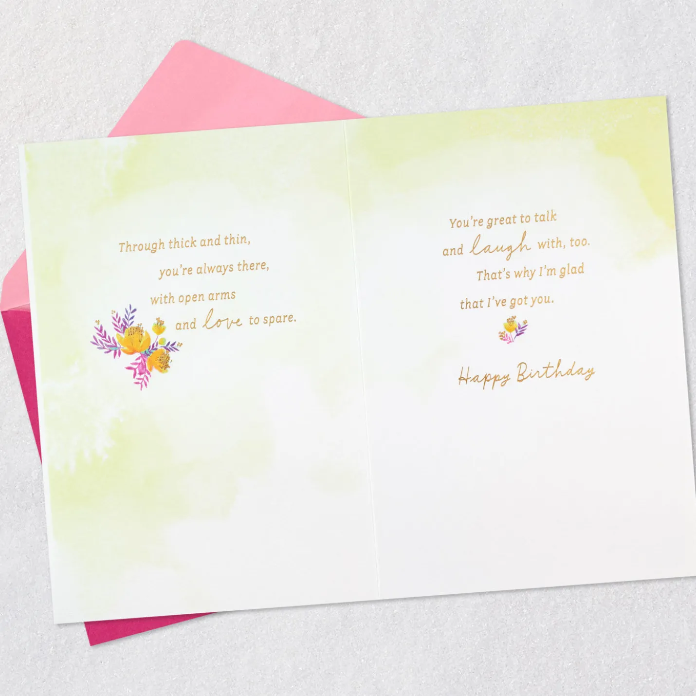 You Care and Give Like a Mom Birthday Card for Aunt