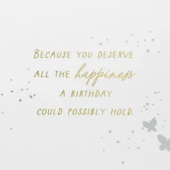 You Deserve All the Happiness Birthday Card for Goddaughter