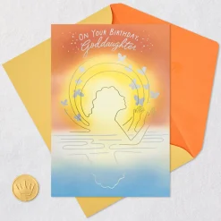 You Deserve All the Happiness Birthday Card for Goddaughter