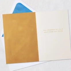 You Deserve All This Happiness Congratulations Card