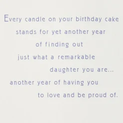 You Deserve Every Beautiful Thing Birthday Card for Daughter