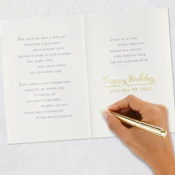 You Deserve Every Beautiful Thing Birthday Card for Daughter