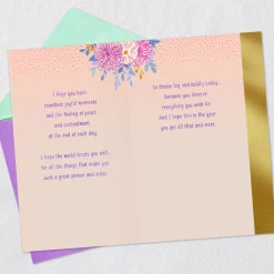 You Deserve Everything You Wish For Birthday Card for Sister
