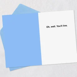 You Deserve More Than a Card Funny Birthday Card for Brother
