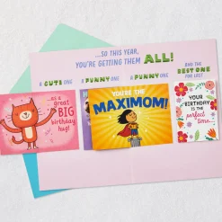 You Deserve More Than Just One Card Funny Birthday Card for Mom