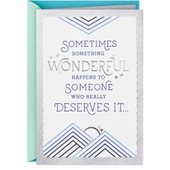 You Deserve Something Wonderful Congratulations Card