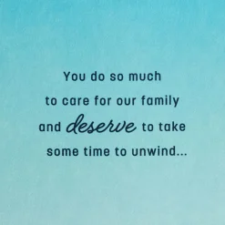 You Deserve Some Time to Unwind Birthday Card for Husband