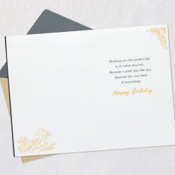 You Deserve the Best Birthday Card for Son